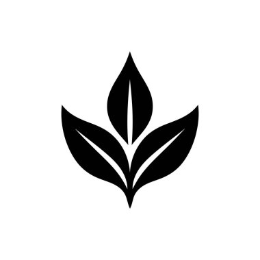 Beyaz arkaplanda vegan simgesi