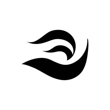 Beyaz arkaplanda temiz hava simgesi