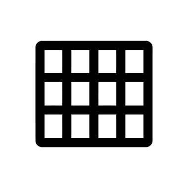 Beyaz arkaplanda yerleşim simgesi