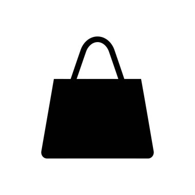 Beyaz arkaplanda torba simgesi alınıyor