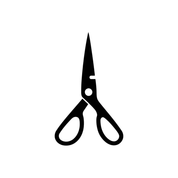Scissors Icon White Background — Stock Vector