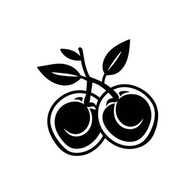 Chuckley armut simgesi beyaz arkaplanda izole