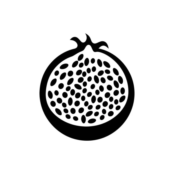 Icono Fruta Pasión Aislado Sobre Fondo Blanco — Archivo Imágenes Vectoriales