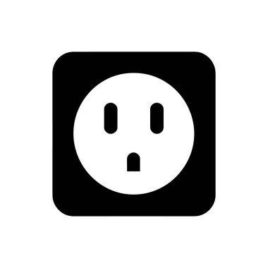 elektrik dolgu simgesi beyaz arkaplanda izole edildi