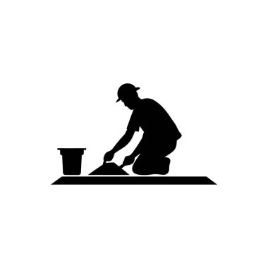 Yol inşa simgesi beyaz arkaplanda izole edildi