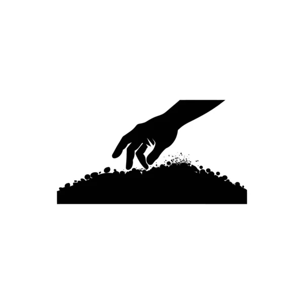 Ikona Oceny Stanu Gleby Gospodarstwie Białym Tle — Wektor stockowy