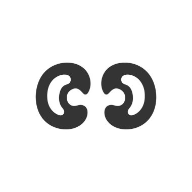 Beyaz Arkaplanda Kaju Kümesi Simgesi - Basit Vektör Resimleri