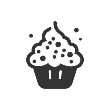 Beyaz Arkaplanda Serpiştirme Simgesi - Basit Vektör İllüstrasyonu