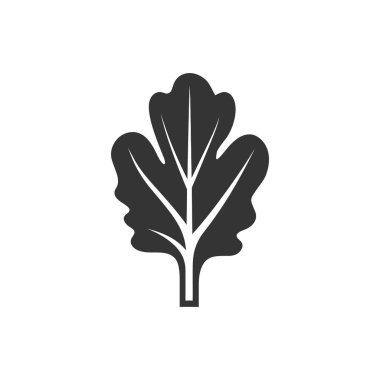 Beyaz Arkaplanda İsviçre Chard Simgesi - Basit Vektör İllüstrasyonu