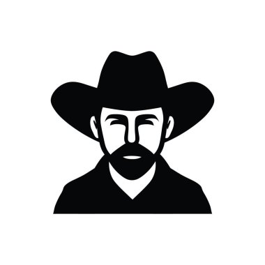 Beyaz Arkaplanda Çiftlik Hayatı Simgesi - Basit Vektör İllüstrasyonu