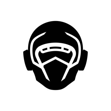 Beyaz Arkaplanda Antrenman Başlığı Simgesi - Basit Vektör İllüstrasyonu