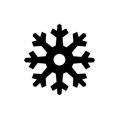 Beyaz Arkaplanda Kar Oyunu Simgesi - Basit Vektör İllüstrasyonu