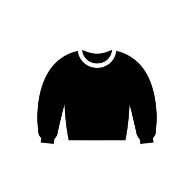 Beyaz Arkaplanda Jersey Fan Simgesi - Basit Vektör İllüstrasyonu