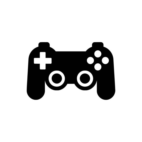 E-sports Icon on White Background - Simple Vector Illustration