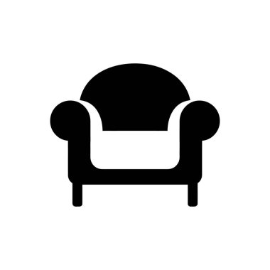 Kol Koltuğu simgesi - Basit Vektör İllüstrasyonu