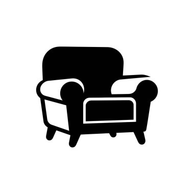 Kol Koltuğu simgesi - Basit Vektör İllüstrasyonu