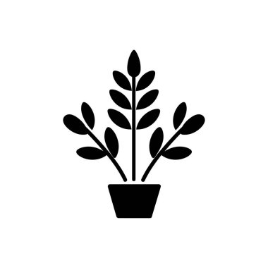 Bitki simgesi - Basit Vektör İllüstrasyonu
