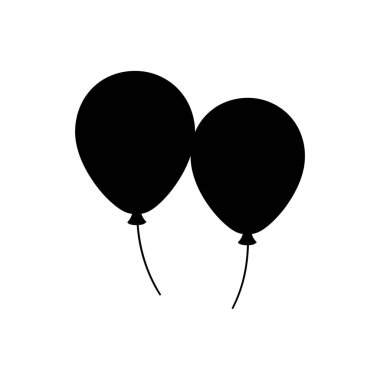 Balon simgesi - Basit Vektör İllüstrasyonu