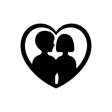 Birliktelik simgesi - Basit Vektör İllüstrasyonu