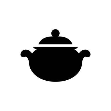 Şeker kasesi simgesi - Basit Vektör İllüstrasyonu