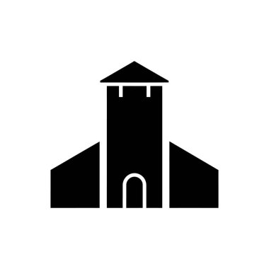 Silo simgesi - Basit Vektör İllüstrasyonu