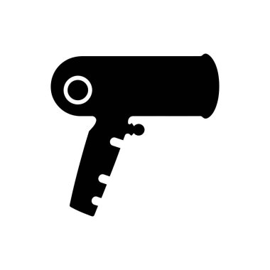 Saç kurutma simgesi - Basit Vektör İllüstrasyonu