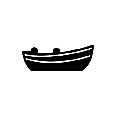 Tekne simgesi - Basit Vektör İllüstrasyonu