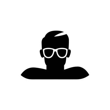 Yüzme simgesi - Basit Vektör İllüstrasyonu