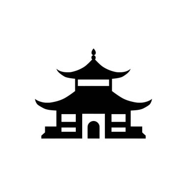 Tapınak simgesi - Basit Vektör İllüstrasyonu