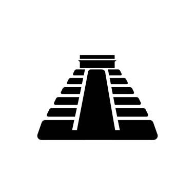 Chichen Itza simgesi - Basit Vektör İllüstrasyonu