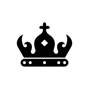 Barok regalia taç simgesi - Basit Vektör İllüstrasyonu