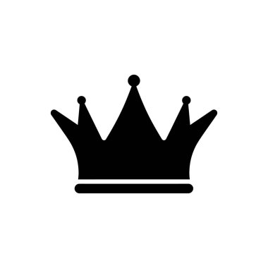 Crown simgesi - Basit Vektör İllüstrasyonu