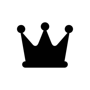 Crown simgesi - Basit Vektör İllüstrasyonu