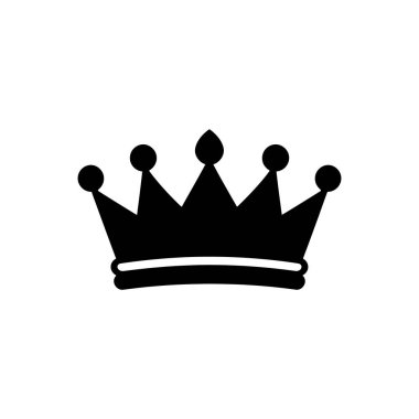 Ay tacı simgesi - Basit Vektör İllüstrasyonu