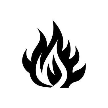 Cehennemin Öfke Simgesi - Basit Vektör İllüstrasyonu