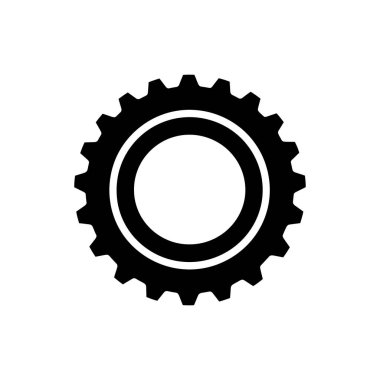 Vites halka simgesi - Basit Vektör İllüstrasyonu