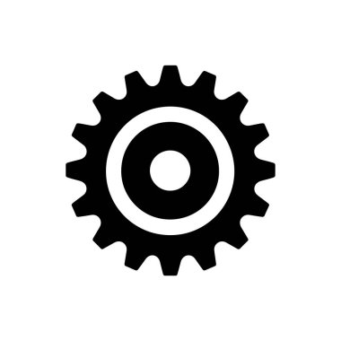 Sonsuz Gearworks dişli simgesi - Basit Vektör İllüstrasyonu