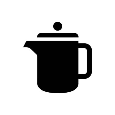 Brew burst kettle simgesi - Basit Vektör İllüstrasyonu