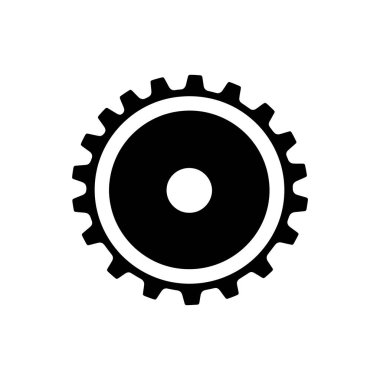 Zenith Rotator dişli simgesi - Basit Vektör İllüstrasyonu