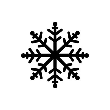 Frosty Flurry Kar Tanesi simgesi - Basit Vektör Resimleri