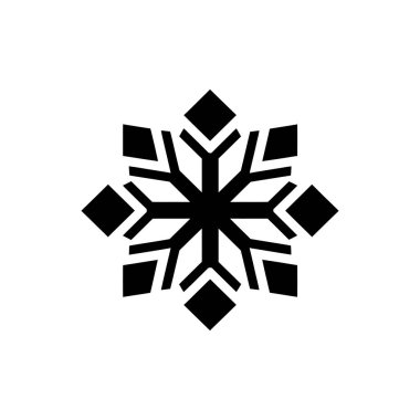 Buzul Parıltısı Kar Tanesi simgesi - Basit Vektör Resimleri