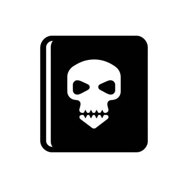 Kapatılan kitap simgesi - Basit Vektör İllüstrasyonu