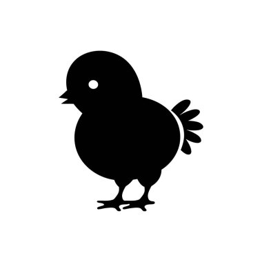 Chick Simgesi - Basit Vektör İllüstrasyonu