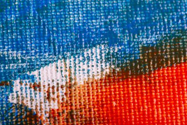 Çağdaş akrilik resim arka planı. Elle boyanmış doku. Tuval üzerinde akrilik boya. Soyut sanat geçmişi. Çok renkli bir arka plan. Modern sanat. Çağdaş sanat.