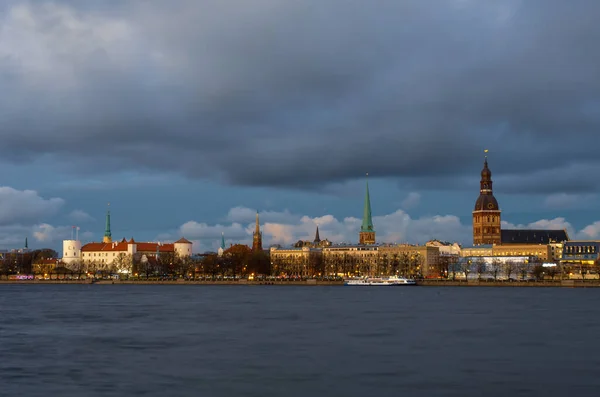 View Old Riga Daugava River — Stock Photo, Image