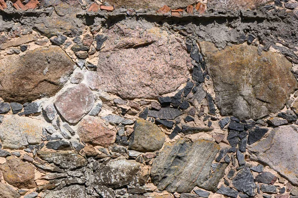 Kamenná Zeď Jako Pozadí Zdivo Starého Kamene — Stock fotografie