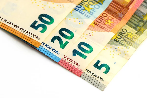 Antecedentes Los Billetes Euros Efectivo Estudio Profesional — Foto de Stock