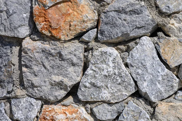Kerítés Kőből Mint Egy Háttér Fal Kőből — Stock Fotó