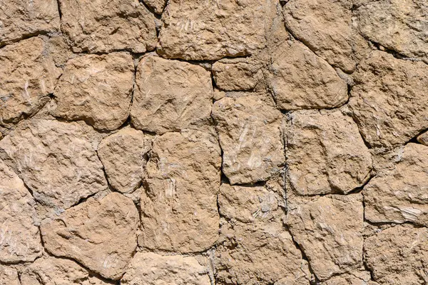 石の背景として石で作られた塀 石5から成っている壁 — ストック写真