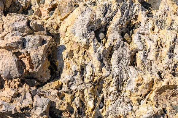 ビーチの海の大きな石は 背景として3 — ストック写真